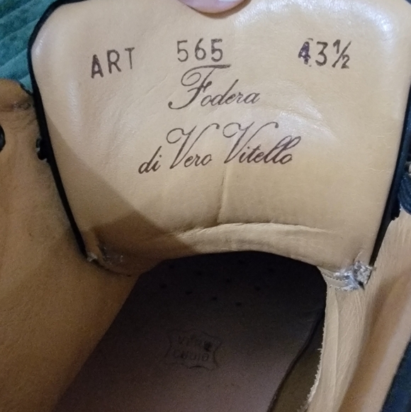 Carlo Botrini Firenze Italian Leather Shoes 43.5 Calfskin Lined Oxfords main image 3